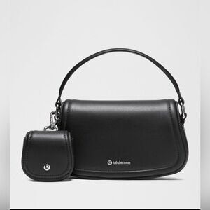 Lululemon Leather Alternative Mini Bag Black 1.2L